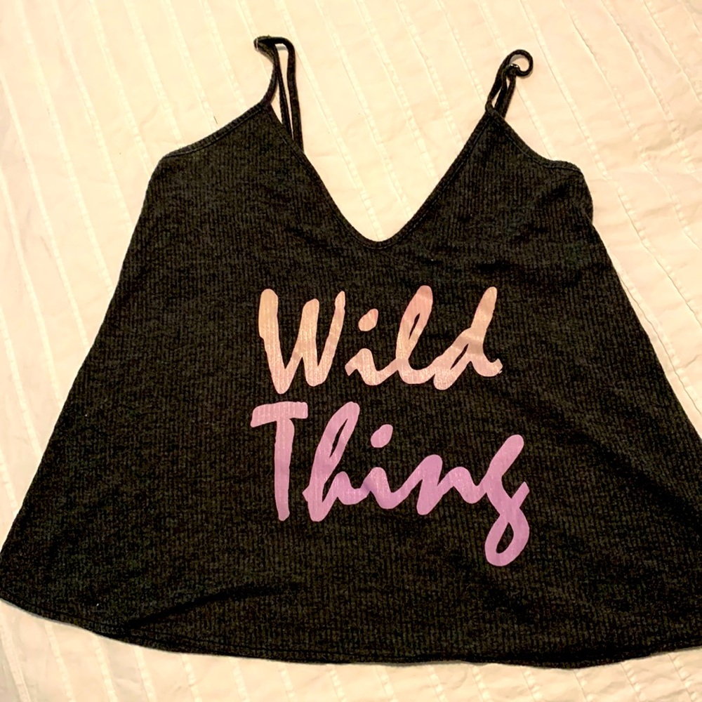 Wildfox top with adjustable straps. Perfect condition. Only worn once.